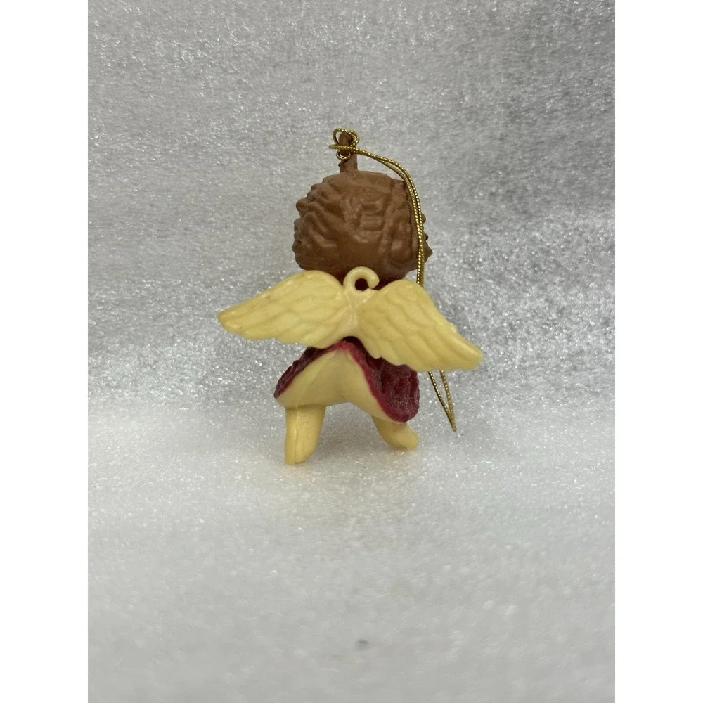 Christmas Vintage Ornaments Lot Of 3 Mouse‎ Gnome And Angel Old And Collectible